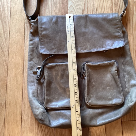 Rudsak Leather Messenger Bag Vintage Men Women Unisex - Picture 10 of 13